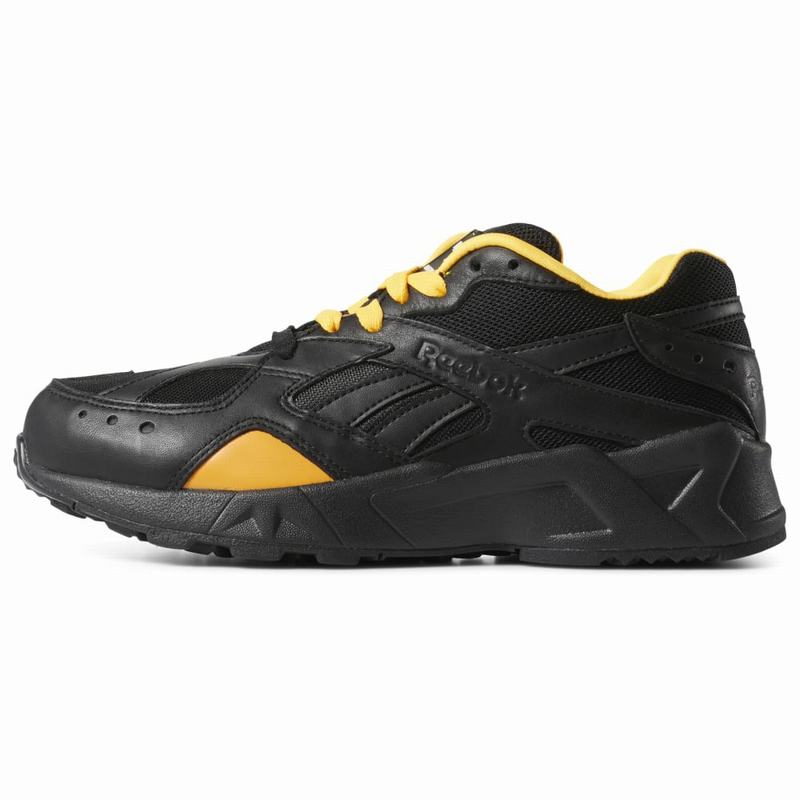 Tenisi Reebok X Gigi Hadid Aztrek Dama Negrii/Aurii Romania WI7303BR
